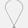 Guess Coin Unisex - Necklace - Gunmetal