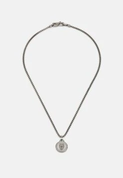 Guess Coin Unisex - Necklace - Gunmetal