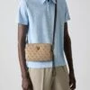 Guess MILANO MINI CAMERA BAG - Cross Body Bag - Beige/brown