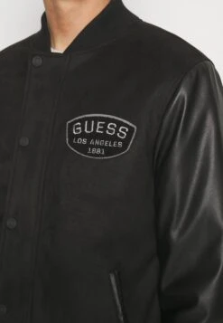 Guess Modern Varsity Jacket - Bomber Jacket - Jet Black -Guess Clothing Sale a39481004c86481ca35722a37383f2e6