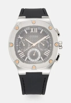 Guess Headline - Chronograph Watch - Silver Tone/Gunmetal Gradient/Black