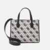 Guess Silvana Compartment Tote - Handbag - Black