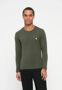 Guess CORE TEE - Long Sleeved Top - Green Depths