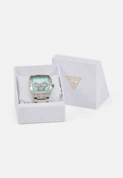 Guess Phoenix - Chronograph Watch - Silver Tone/Blue Sunray -Guess Clothing Sale a550f93aaf1d45eb93d8ab0c144d558b