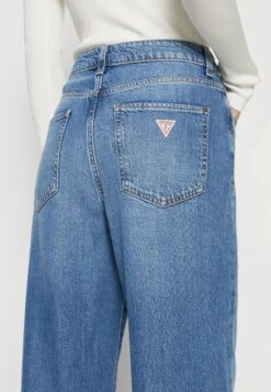 Guess Ankle Wide Leg - Relaxed Fit Jeans - Blue Wash -Guess Clothing Sale a56010afb0fa45d09d415f56be4f705b