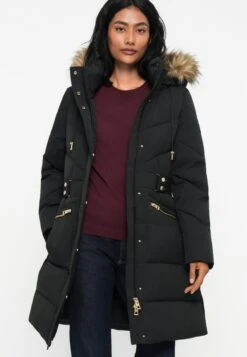 Guess FATEMA BELTED PUFFER - Winter Coat - Jet Black -Guess Clothing Sale a58f8fef151e43fcae9feb1c1a73c57a