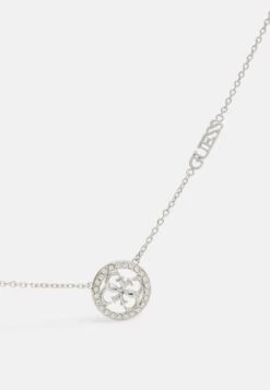 Guess Life In- Necklace - Silver-Coloured -Guess Clothing Sale a5d57b5c68bc43288fedb23e04355561