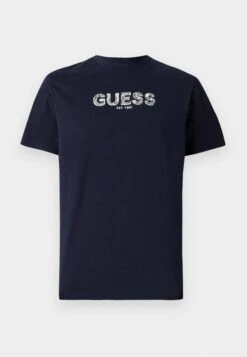 Guess EMBROIDERY LOGO - Print T-shirt - Smart Blue -Guess Clothing Sale a5ee25e2a9394676b9270c82b805fcfd