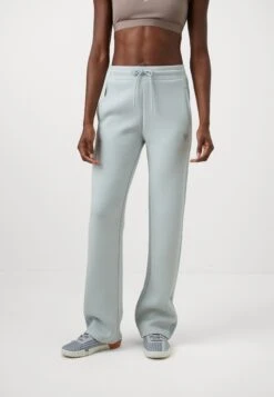 Guess BRENDA STRAIGHT LEG PANT - Tracksuit Bottoms - Morning Dew -Guess Clothing Sale a68ca52aabb1427687a933314c918071