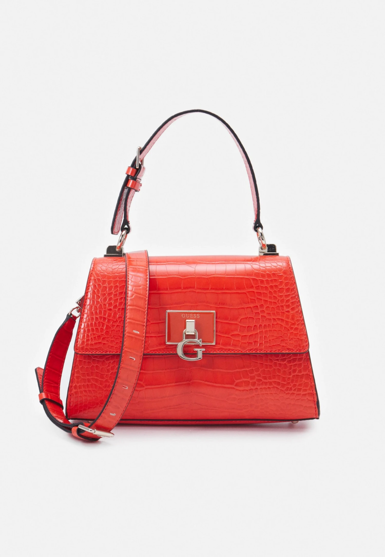 Guess Stephi Top Handle Flap - Handbag - Orange 1 Guess Stephi Top Handle Flap - Handbag - Orange