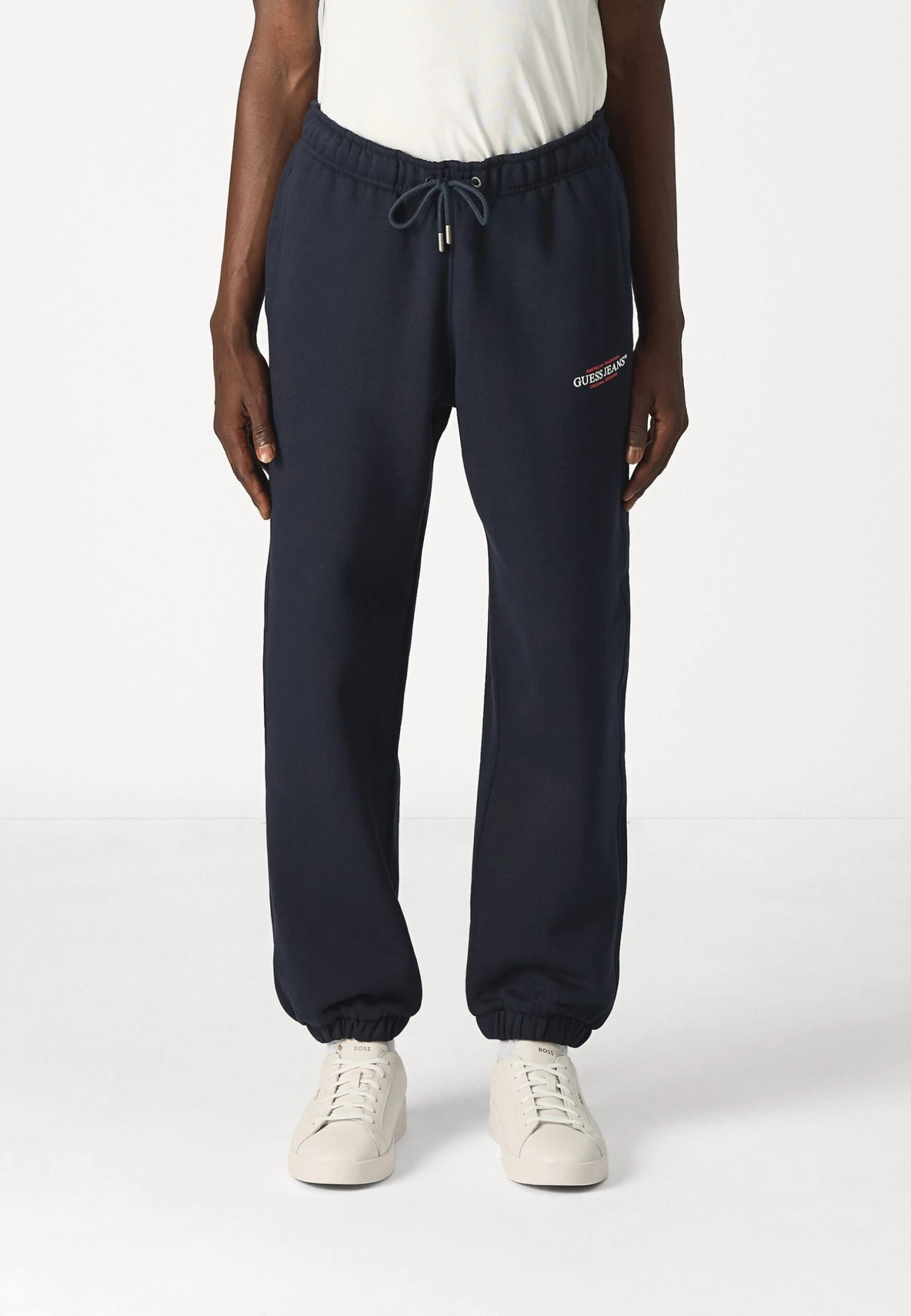 AMERICAN TRADITION JOGGER - Tracksuit Bottoms - Dunkel Blau 1 AMERICAN TRADITION JOGGER - Tracksuit Bottoms - Dunkel Blau