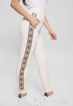 Guess BRITNEY JOGGER - Tracksuit Bottoms - Bianco -Guess Clothing Sale a788ab875c8c415f8ea6d3493ceeafa3