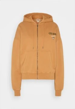 Go Washed Zip Up Hoodi - Zip-Up Sweatshirt - Tobacco Brown/Multi -Guess Clothing Sale a97121fe127e417eb4e4b0eff8f9cfa3