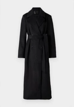 Guess LORENZA LONG - Classic Coat - Jet Black -Guess Clothing Sale aac9d604fc61486eafeed037016d7928