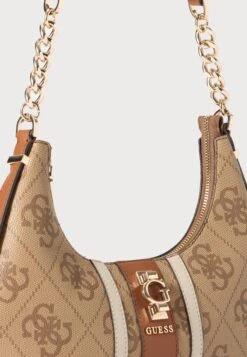 Guess ERENIA SHOULDER BAG - Handbag - Latte -Guess Clothing Sale ad47b76516e240e9aba5cbbb7bb9933e