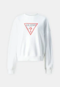 ICONIC TRIANGLE - Sweatshirt - Pure White -Guess Clothing Sale ad630e1532bd4387a21c404d37c81e72