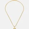 Guess Coin Unisex - Necklace - Yellow Gold-Coloured/Black