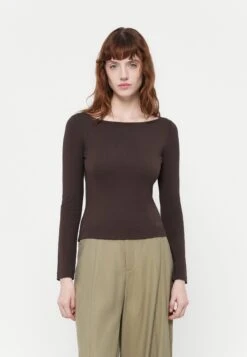 Guess BOAT BASIC - Long Sleeved Top - Regal Brown