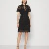 Guess Brunella Belted Dress - Cocktail Dress / Party Dress - Jet Black