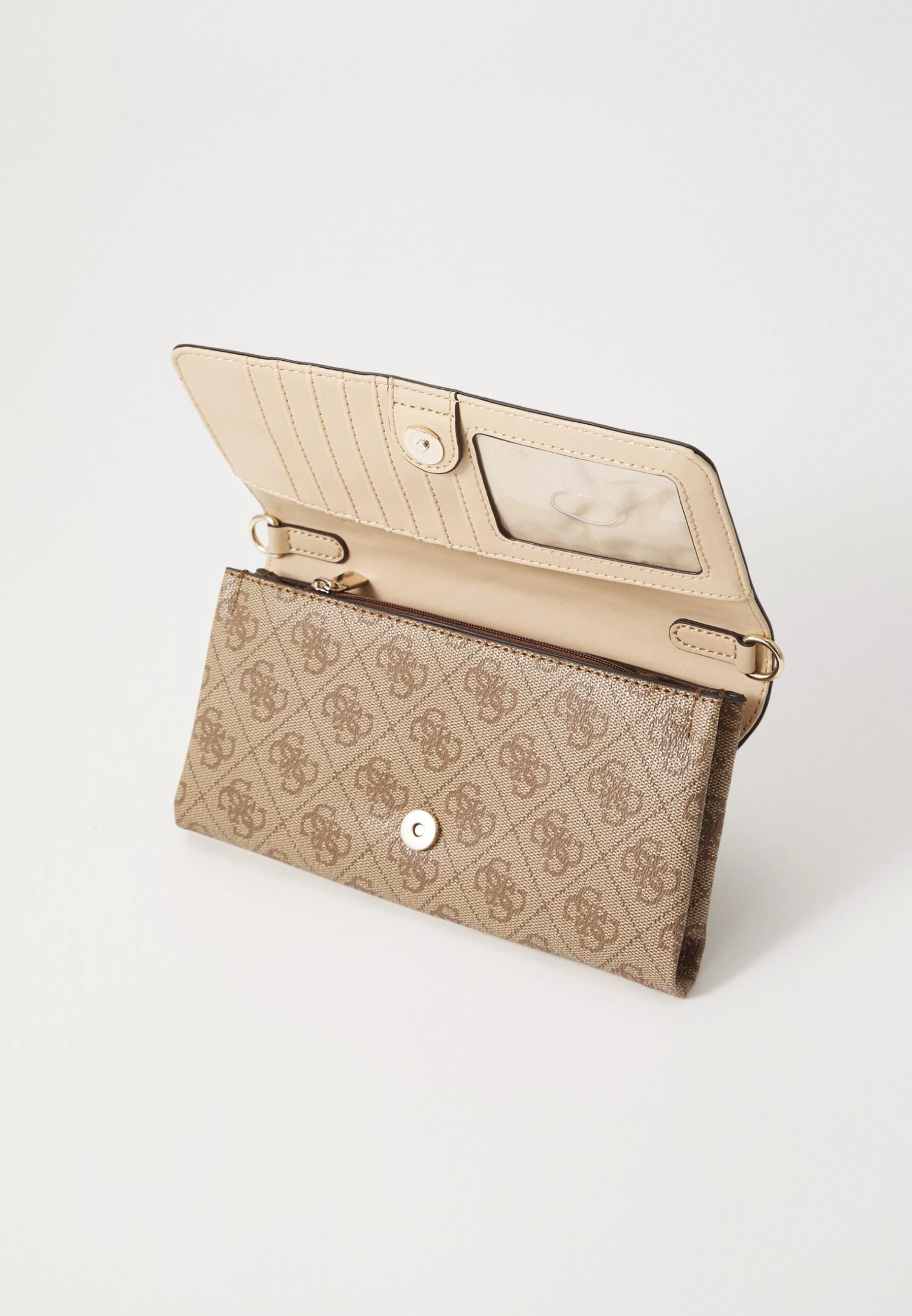 Guess NOELLE II XBODY FLAP ORGANIZER - Cross Body Bag - Latte/brown 4 Guess NOELLE II XBODY FLAP ORGANIZER - Cross Body Bag - Latte/brown - Image 4