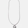 Guess REBEL KNIGHT - Necklace - Steel-coloured