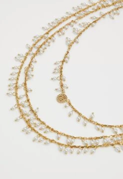 Guess PORTOVENERE - Necklace - Yellow Gold-coloured/white -Guess Clothing Sale afb1cc5b80704bebaa18ccce283901df