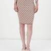 Guess LISE SKIRT - Pencil Skirt - Wet Sand/cream