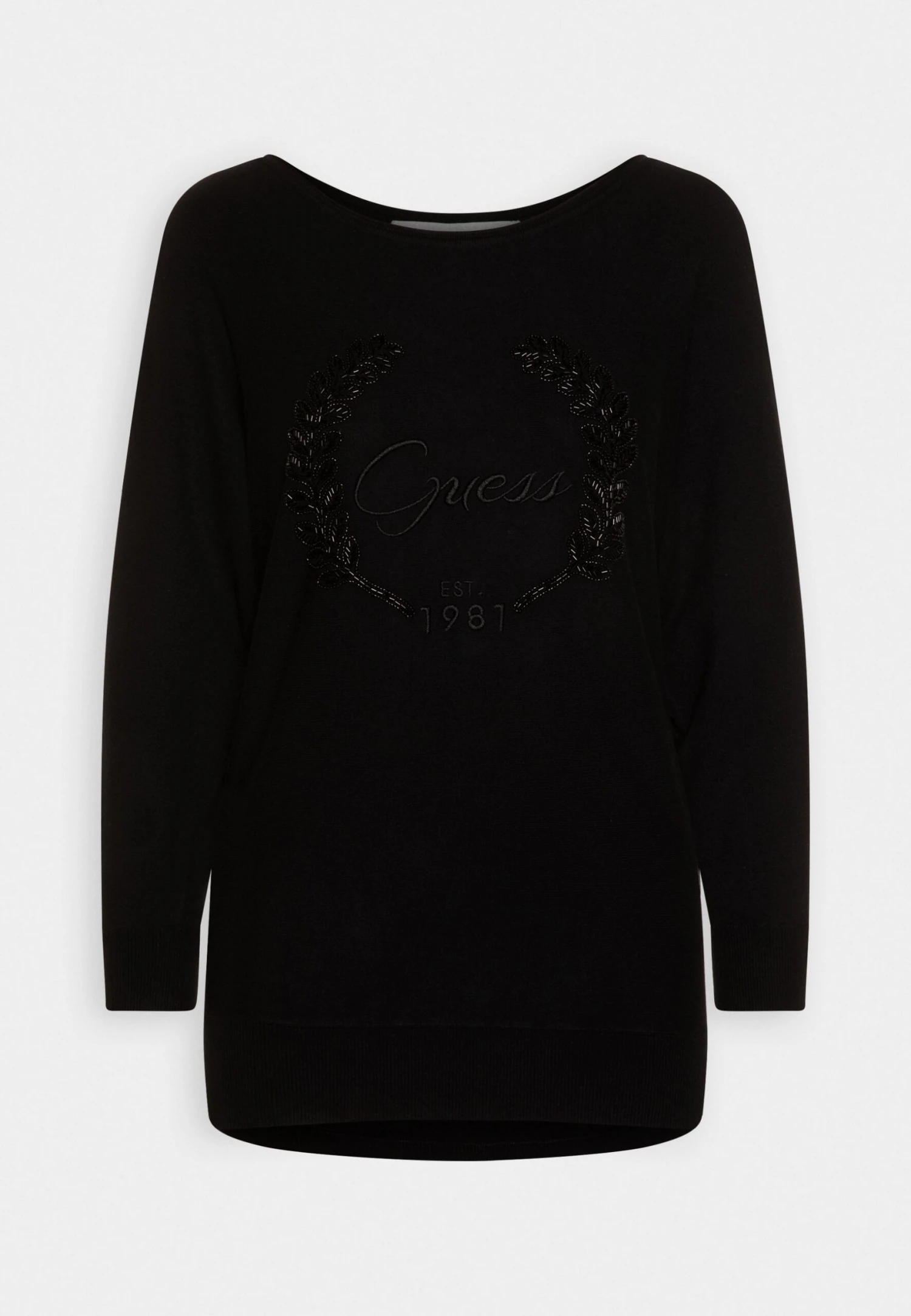 Guess Marion Batsleeve Logo - Jumper - Jet Black 4 Guess Marion Batsleeve Logo - Jumper - Jet Black - Image 4