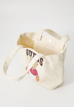 Guess MINI BAG UNISEX - Handbag - Cream White -Guess Clothing Sale b1b43ac19aaf4329a74f8d81fd990ee3