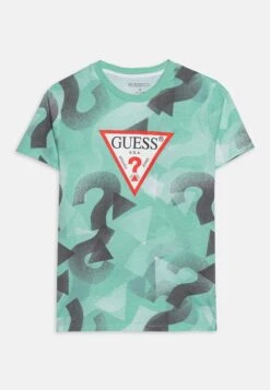 Guess Junior- Print T-Shirt - Azure