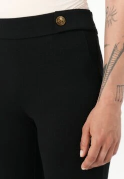 Guess MAELICE BUTTONS FLARE PANT - Trousers - Jet Black -Guess Clothing Sale b1ba607be0224bacaef18945ae05b681