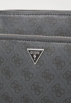 Guess MILANO DOUBLE CROSSBODY - Cross Body Bag - Black/lime -Guess Clothing Sale b28264dace98444d8d7da8effd04eb88