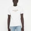 Guess LOGO TEE - Print T-shirt - Pure White