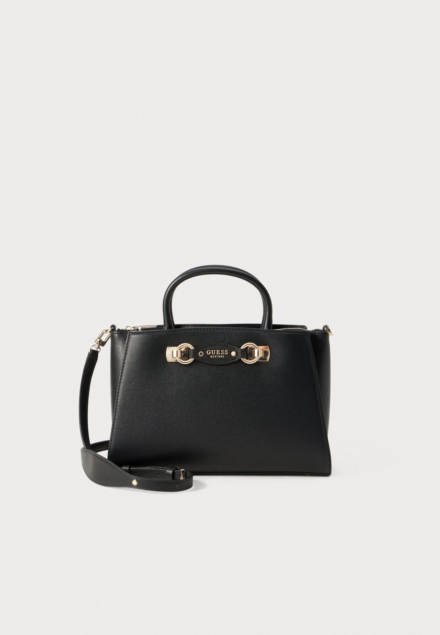 Guess MIMINA SATCHEL - Handbag - Black 1 Guess MIMINA SATCHEL - Handbag - Black