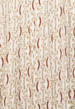 Golden Monogram Skirt - Pleated Skirt - White/Gold-Coloured -Guess Clothing Sale b5098ac3cfdc4155989743bf3e2c730c