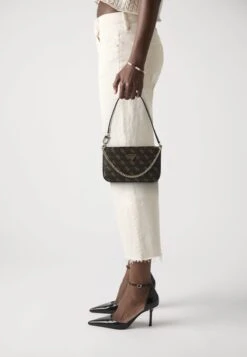 Guess NOELLE II MINI BAG - Handbag - Brown