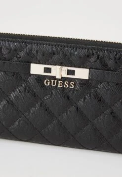 Guess IDRA LARGE ZIP AROUND - Wallet - Black -Guess Clothing Sale b5a9564bf9b44a0194545b8db6eda869