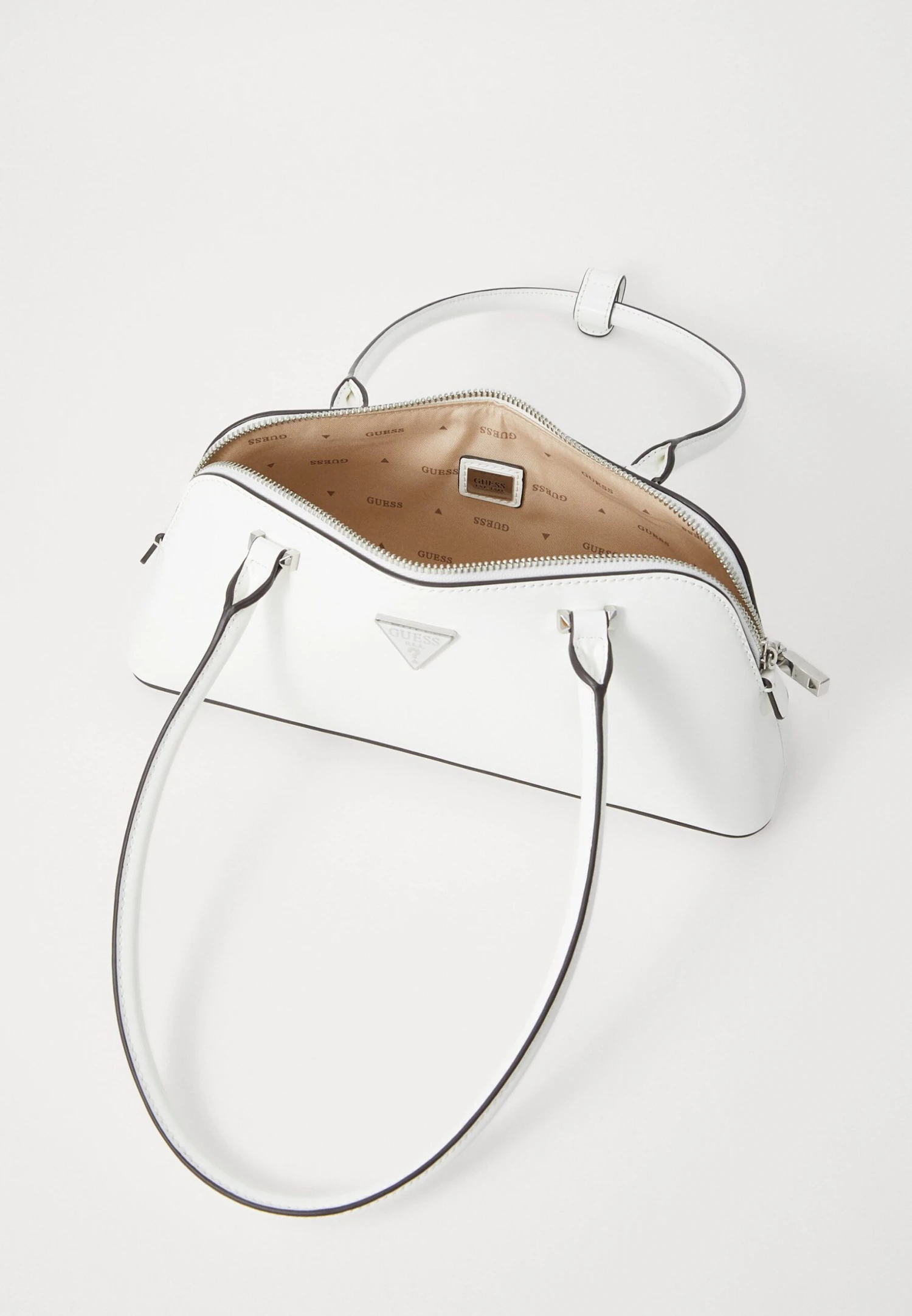 Guess ARNELA SHOULDER SATCHEL - Handbag - White 4 Guess ARNELA SHOULDER SATCHEL - Handbag - White - Image 4