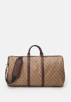 Guess Vezzola Smart Weekender - Weekend Bag - Beige/Brown