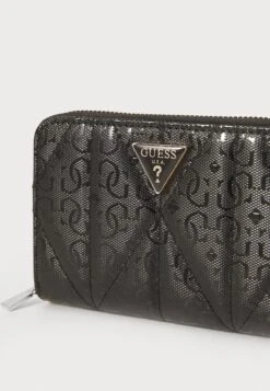 Guess ALDINA MEDIUM ZIP AROUND - Wallet - Black -Guess Clothing Sale b6464ac90c3c4d4cb11ff55ef17bd050