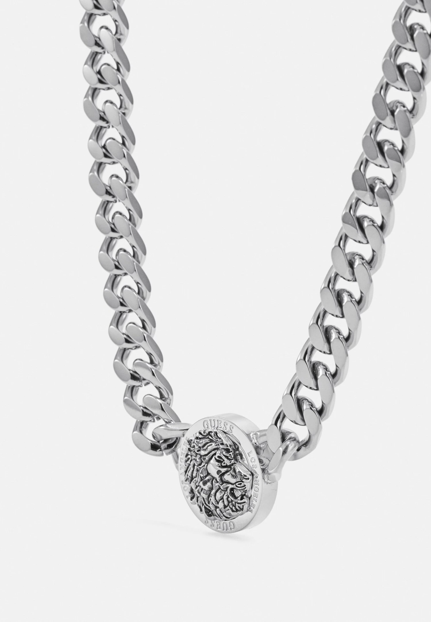 Guess Lion King Unisex - Necklace - Silver-Coloured 3 Guess Lion King Unisex - Necklace - Silver-Coloured - Image 3