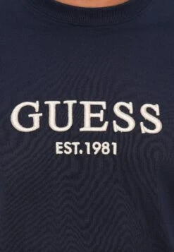 Guess LOGO TEE - Print T-shirt - Smart Blue -Guess Clothing Sale b6ec585cffaf4e45b4610dfbd632c2f3