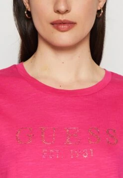 Guess Ss 1981 Easy- Print T-Shirt - Full Bloom Pink -Guess Clothing Sale b746d7768318413d8fd196c0ebe26d9b