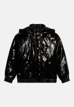 Guess Junior Hooded Zip - Winter Jacket - Jet Black