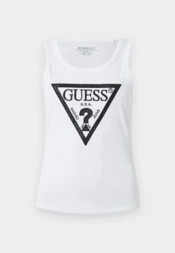 Guess VIVIANA LOGO TANK - Top - Pure White -Guess Clothing Sale b7f2b0c5f80c4fe18fc8ab7012dcd44d