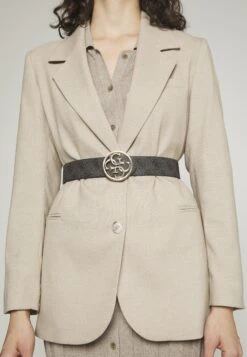 Guess Naya Pant - Belt - Latte/Coal