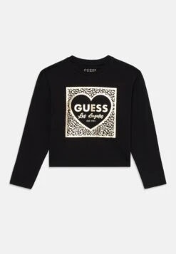 Guess JUNIOR LS - Long Sleeved Top - Jet Black