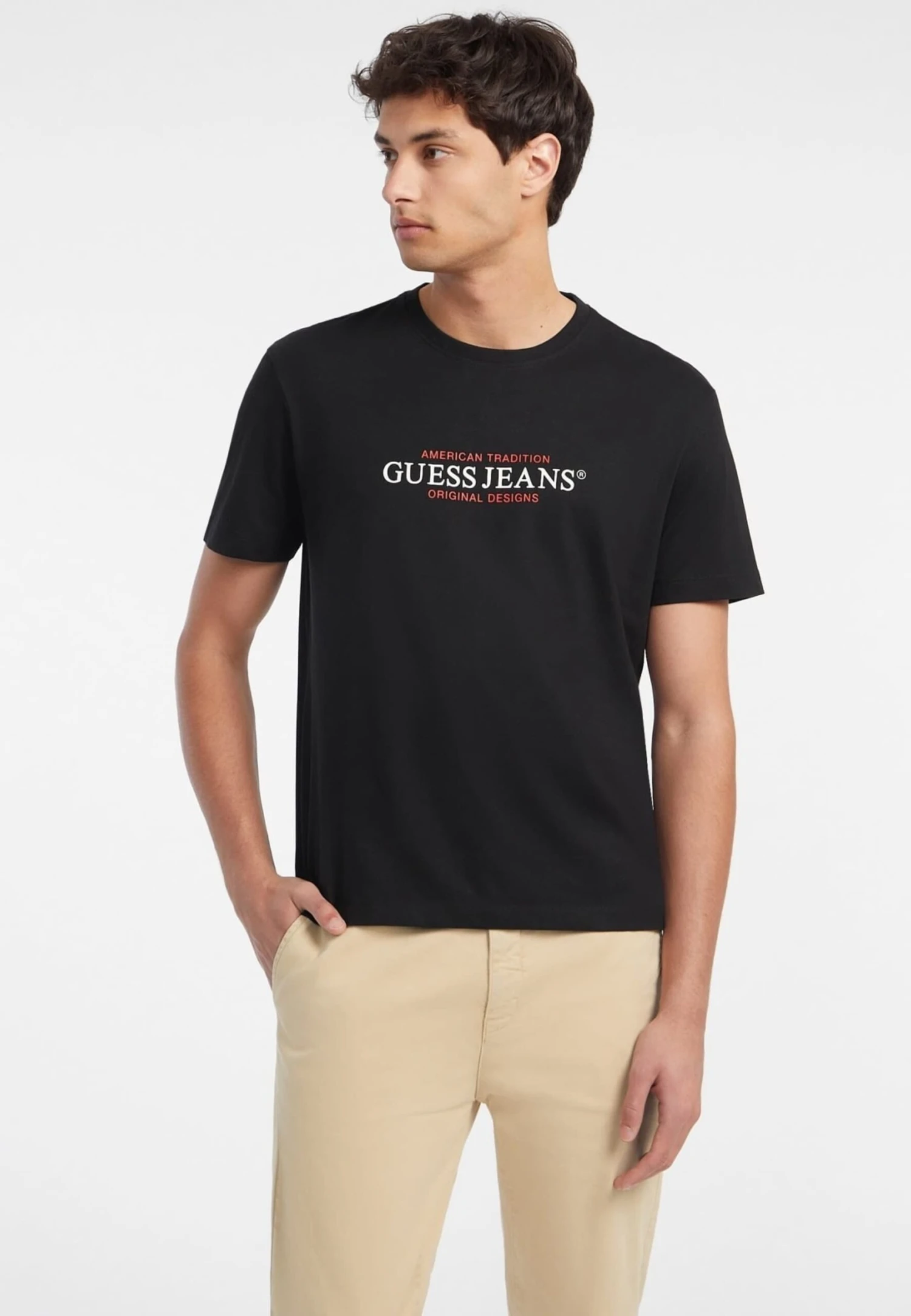 AMERICAN TEE - Print T-shirt - Schwarz 1 AMERICAN TEE - Print T-shirt - Schwarz