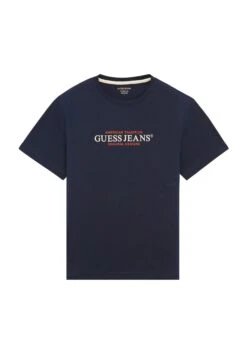 AMERICAN TEE - Print T-shirt - Dunkelblau -Guess Clothing Sale bb1de6f152d448c7b695738cacb0a3da