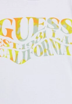 Guess Junior- Print T-Shirt - Pure White -Guess Clothing Sale bb774c2243ca418594637c33338546fa